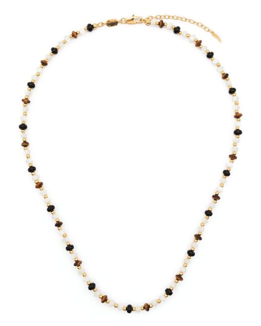 Missoma pearl-embellished beaded necklace