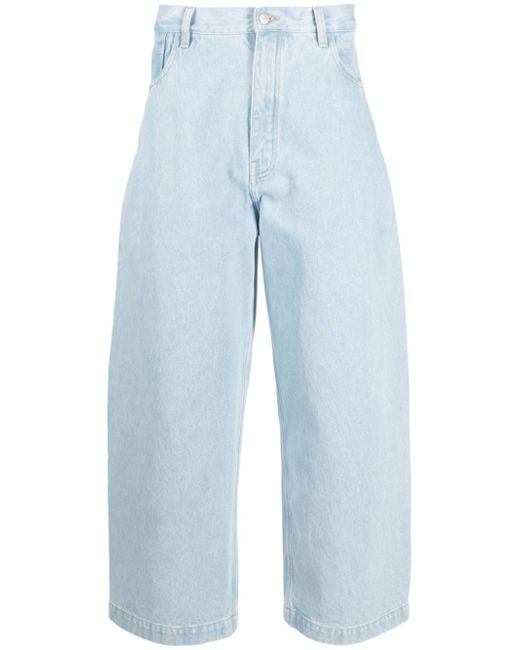 Studio Nicholson cropped wide-leg jeans