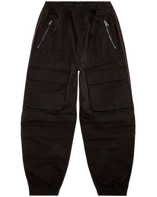Diesel cargo-pocket tapered trousers