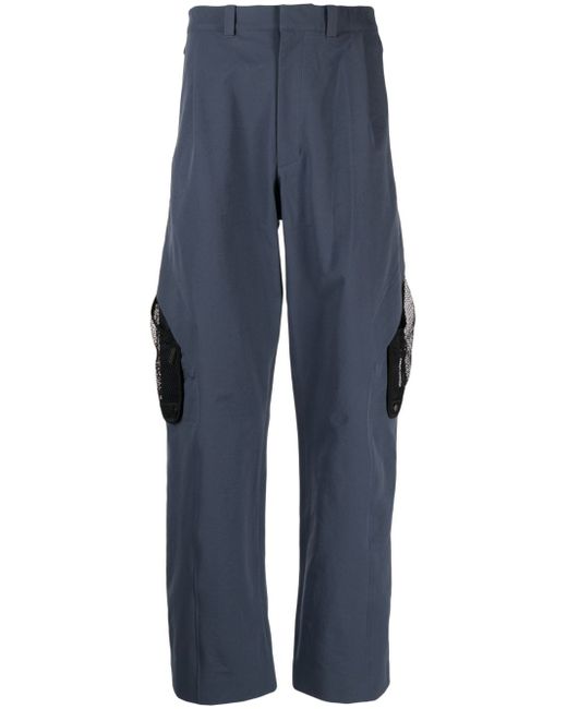 Goldwin 0 mesh-pockets straight-leg trousers
