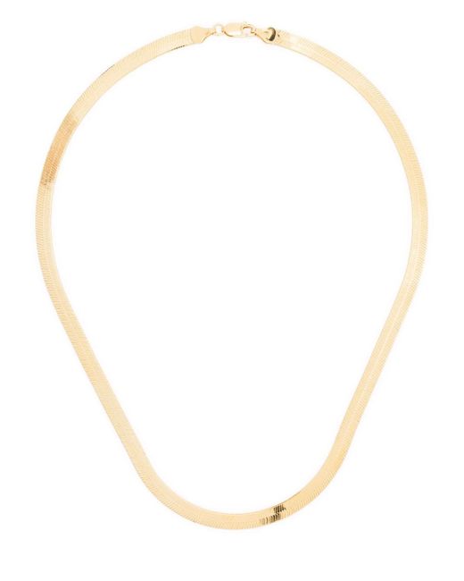 Ernest W. Baker flat snake-chain necklace