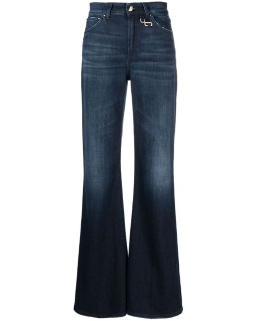 Dondup high-waisted wide-leg jeans