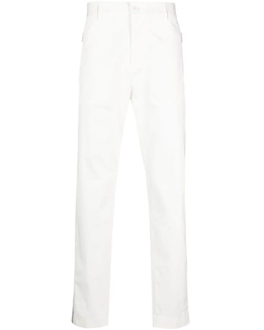 Moncler logo-patch tapered-leg trousers