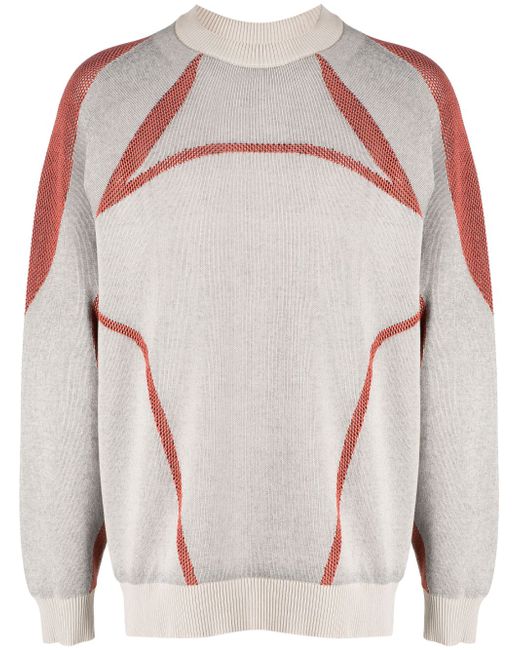 Saul Nash logo-print jumper
