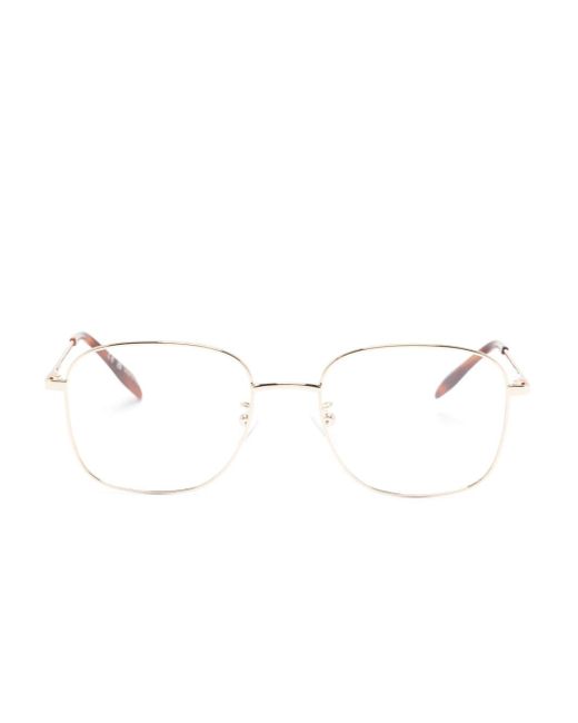 Alexander McQueen square-frame glasses