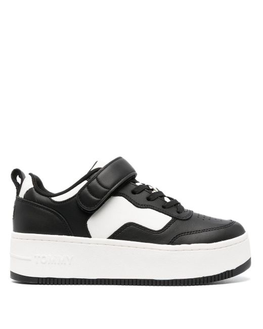Tommy Jeans leather flatform sneakers