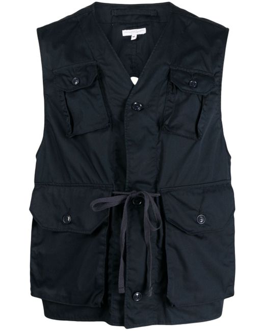 Engineered Garments V-neck open-back vest