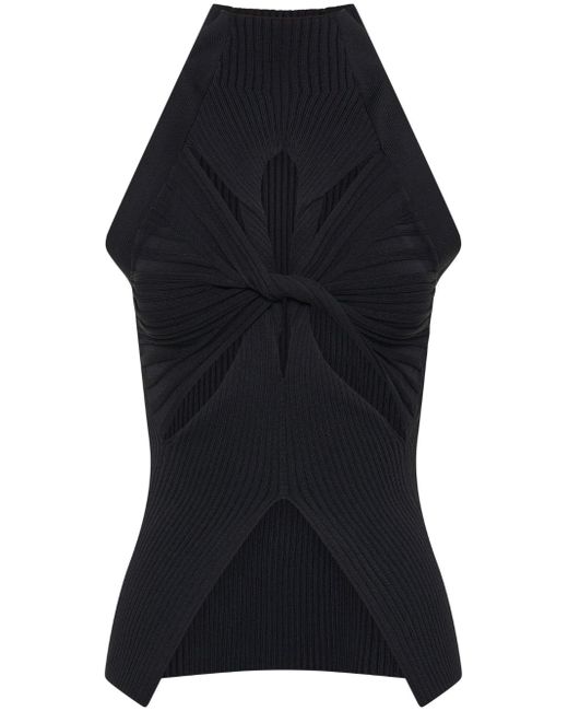 Dion Lee twisted high-neck top