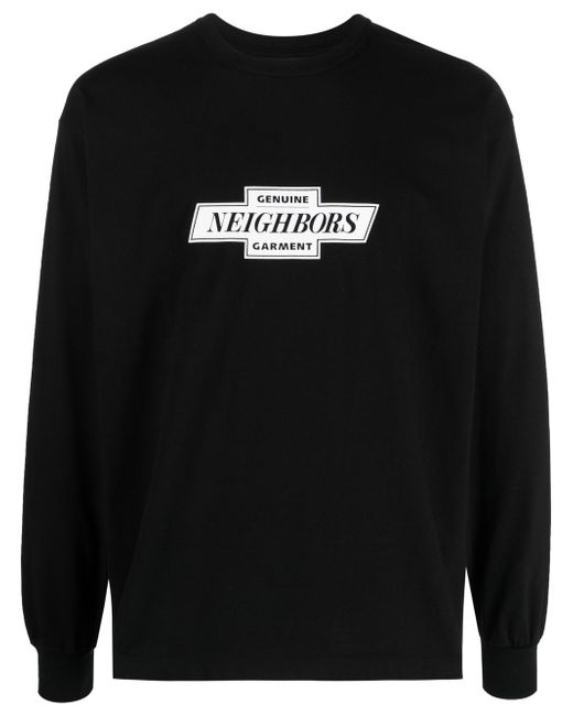 Neighborhood logo-print crew-neck sweatshirt