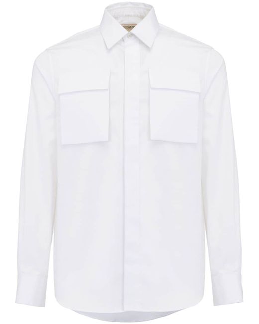 Alexander McQueen flap-pocket shirt