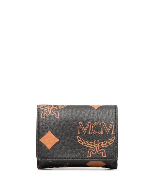 Mcm Aren tri-fold wallet