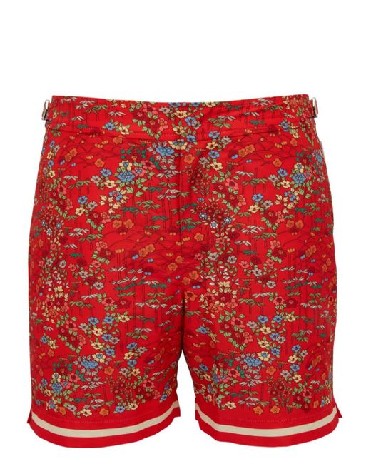 Orlebar Brown Bulldog floral-print swim shorts
