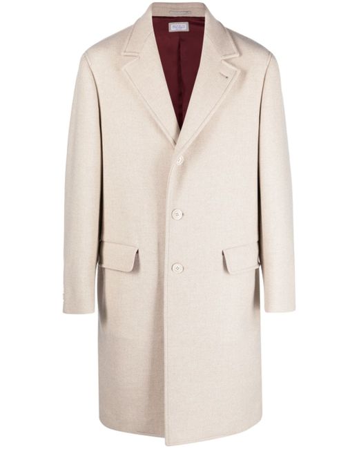Brunello Cucinelli notched-lapels single-breasted coat