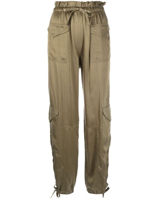 Ganni tapered cargo trousers