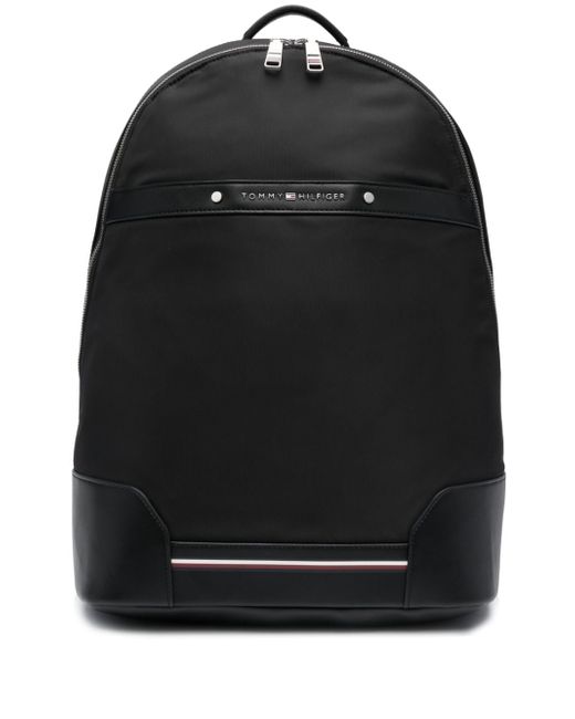 Tommy Hilfiger Central Repreve logo-lettering backpack