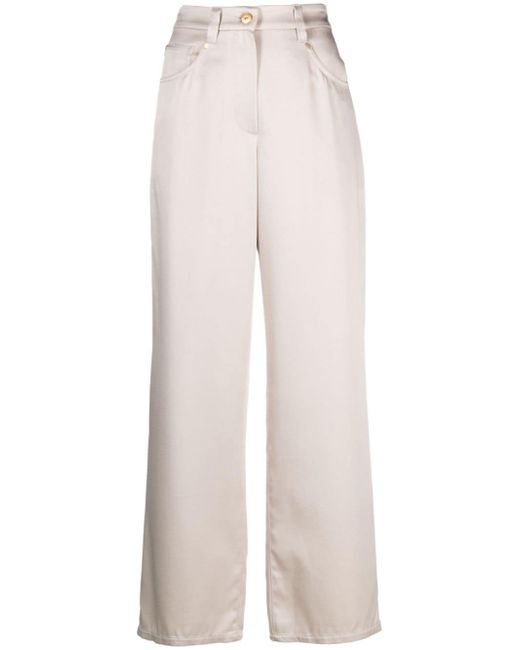Brunello Cucinelli high-waisted wide-leg trousers