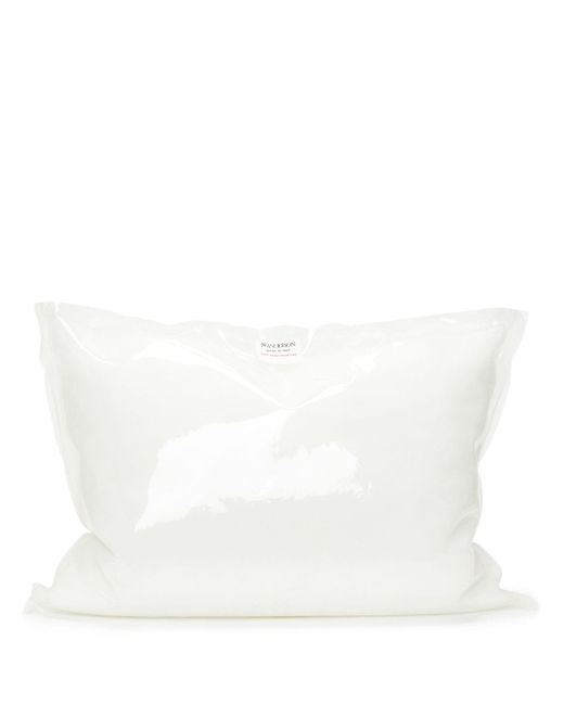 J.W.Anderson large abstract-print cushion clutch