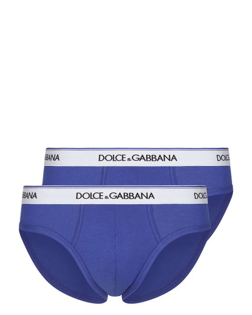 Dolce & Gabbana logo-waistband briefs set of 2
