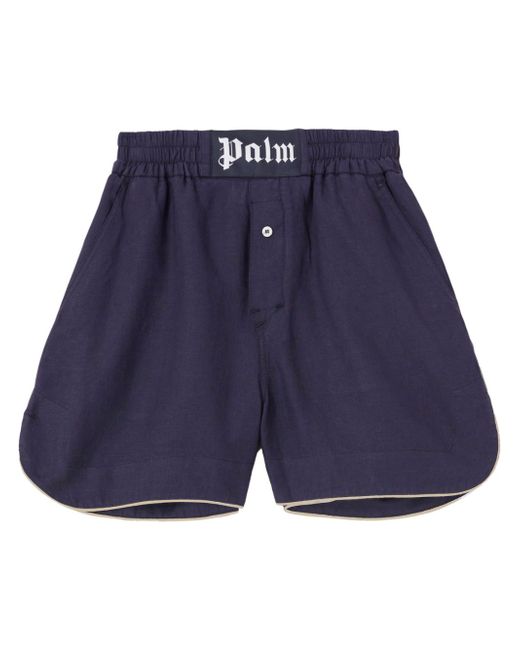 Palm Angels logo-patch boxer shorts