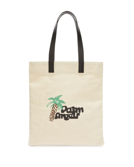 Palm Angels Sketchy logo-print tote bag