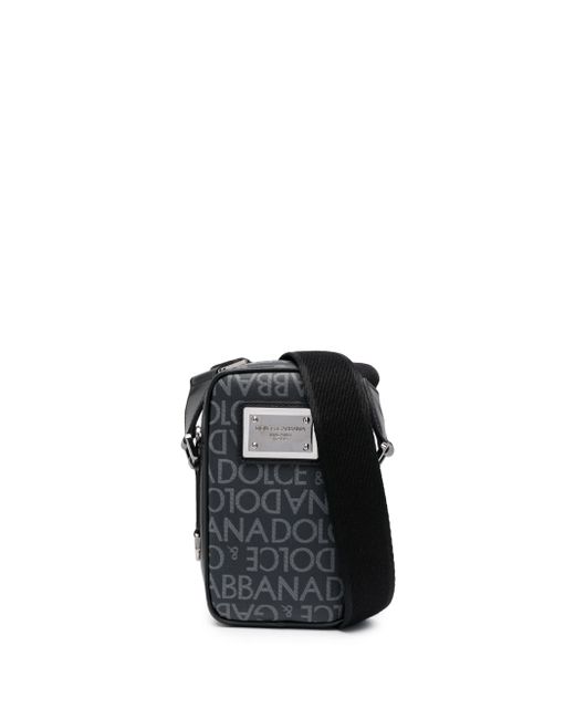 Dolce & Gabbana logo-print messenger bag