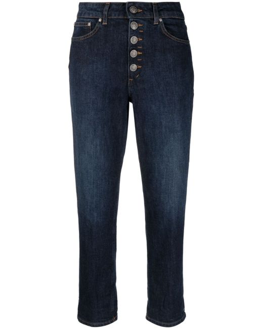 Dondup high-waisted cropped jeans