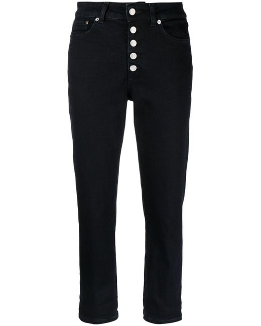 Dondup high-waisted cropped jeans