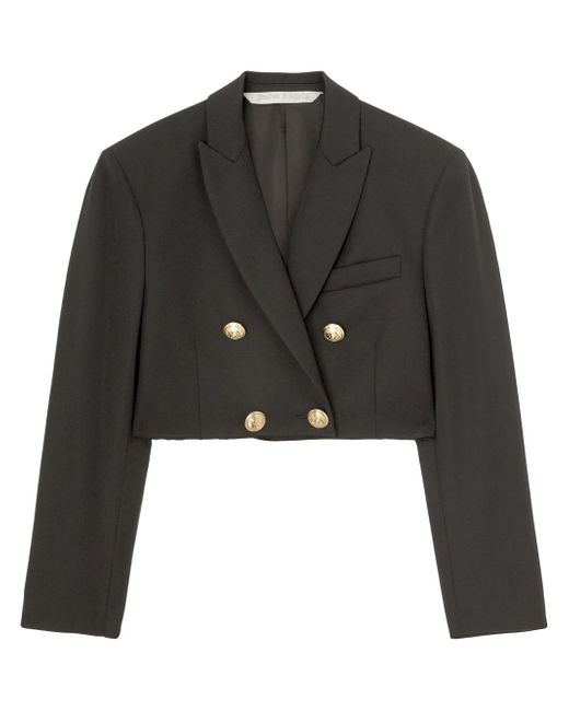 Palm Angels cropped double-breasted blazer