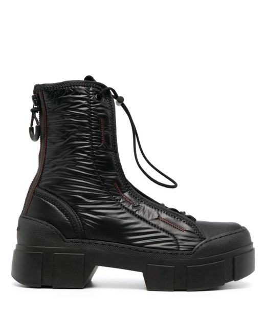 Vic Matiē leather lace-up ankle boots