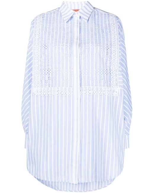 Ermanno Scervino striped cotton shirt