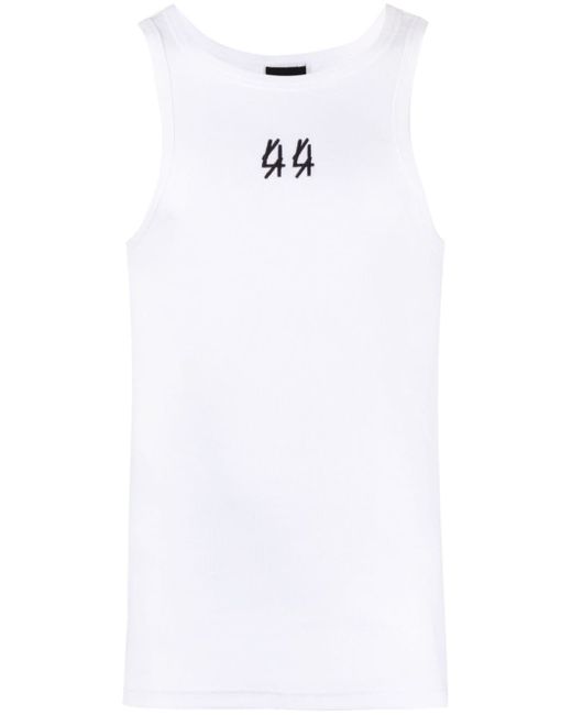 44 Label Group logo-print sleeveless top