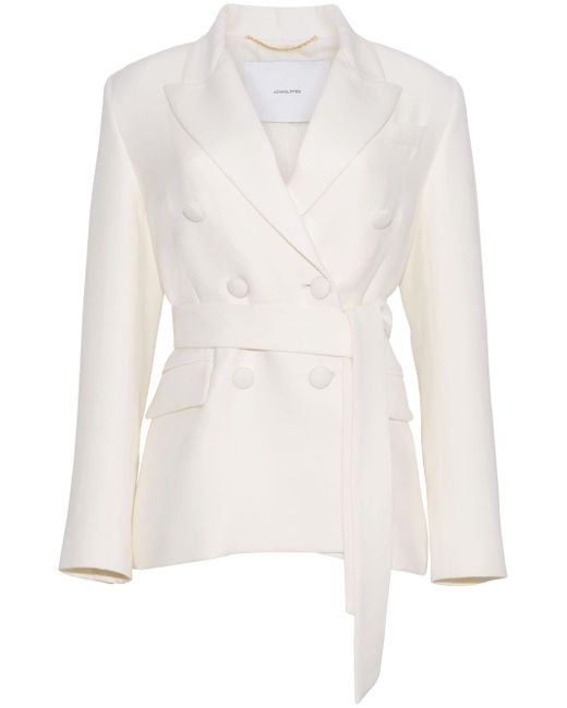 Adam Lippes belted double-breast blazer