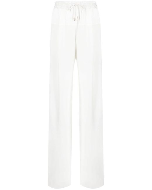 Ermanno Scervino drawstring high-waisted trousers