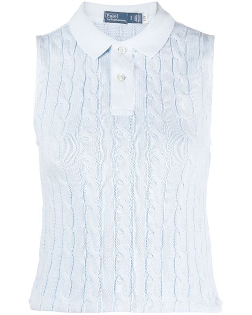 Polo Ralph Lauren knitted sleeveless polo shirt