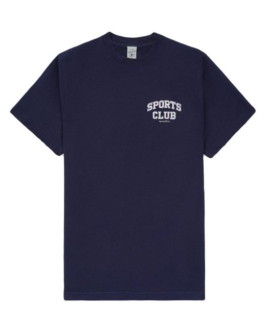 Sporty & Rich Varsity T Shirt Navy