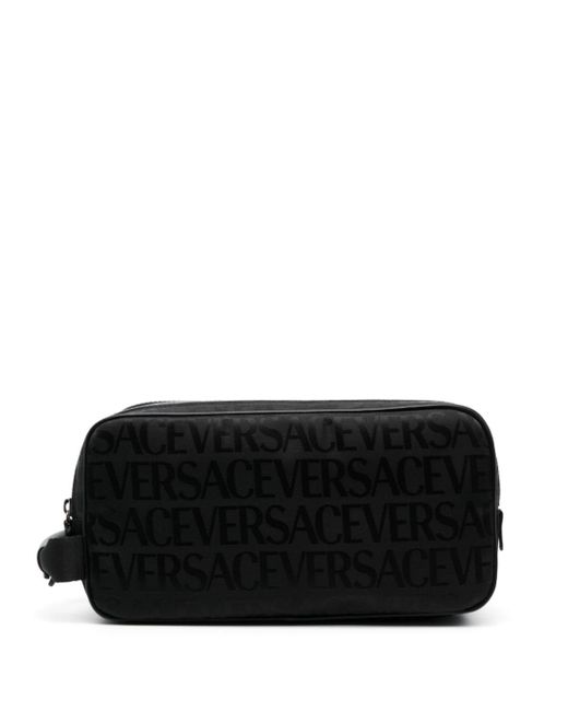 Versace logo-print wash bag