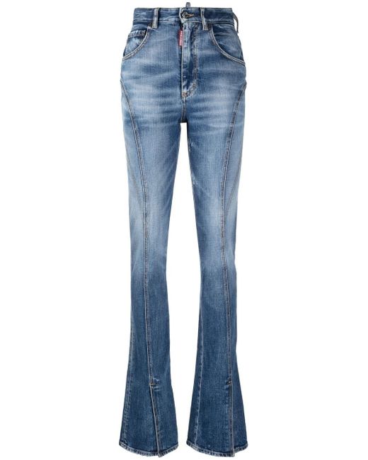 Dsquared2 high-waisted flared jeans