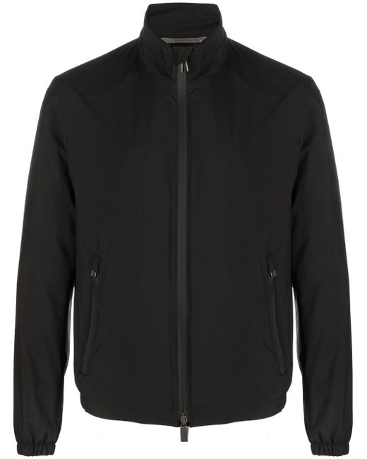 Canali zip-up long-sleeve jacket