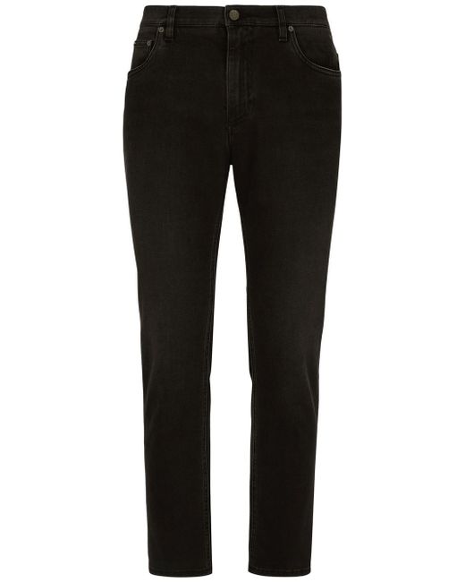 Dolce & Gabbana DG Essentials loose tapered jeans