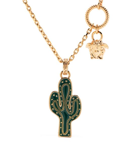 Versace Medusa-charm chain necklace