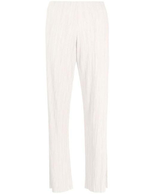Le Tricot Perugia pleated mid-rise trousers
