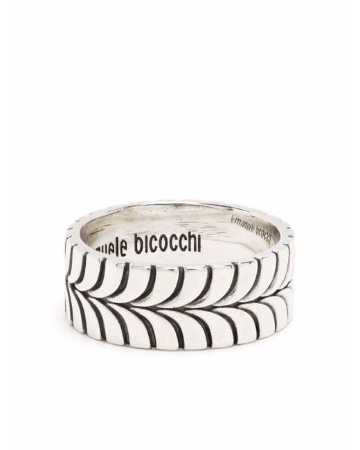 Emanuele Bicocchi engraved band ring