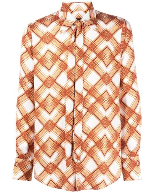 Dsquared2 check print buttoned shirt