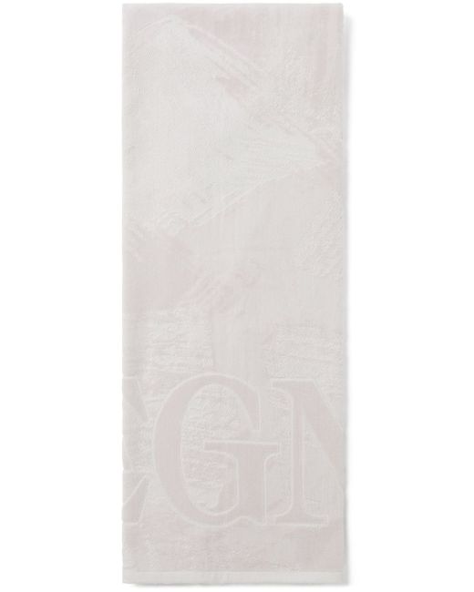 Z Zegna logo-embossed beach towel