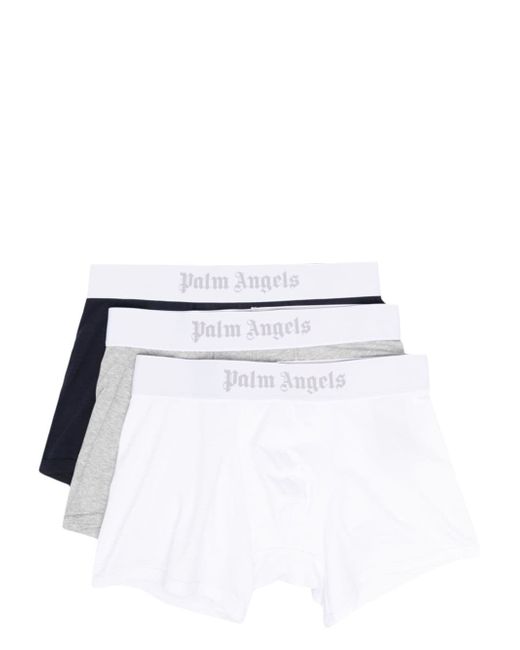 Palm Angels three-pack logo-waistband boxers