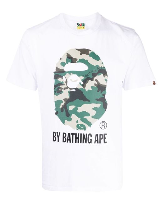 A Bathing Ape logo-print T-shirt