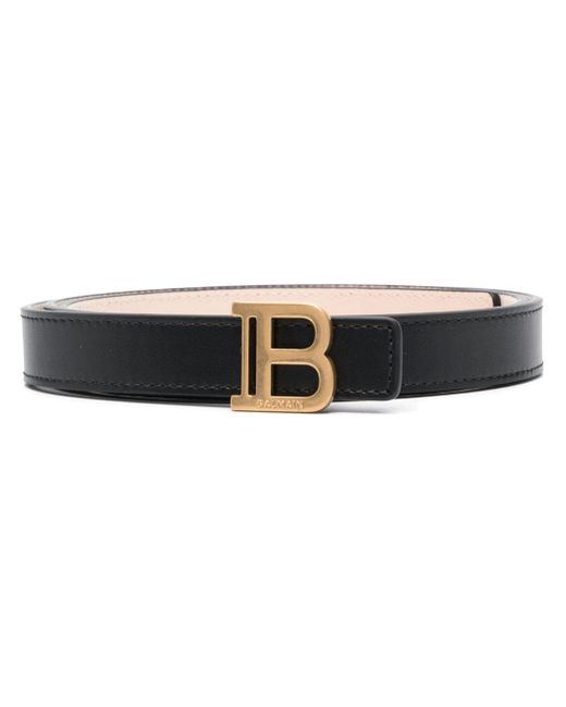 Balmain logo-buckle belt