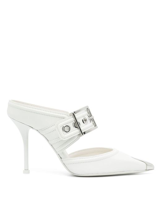 Alexander McQueen pointed-toe 100mm mules