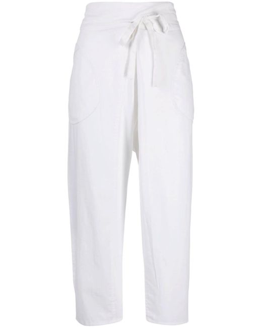Gimaguas straight-leg cropped trousers