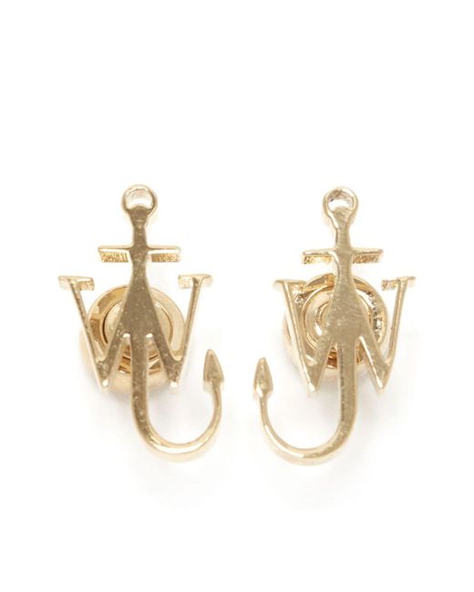 J.W.Anderson Anchor polished-finish earrings